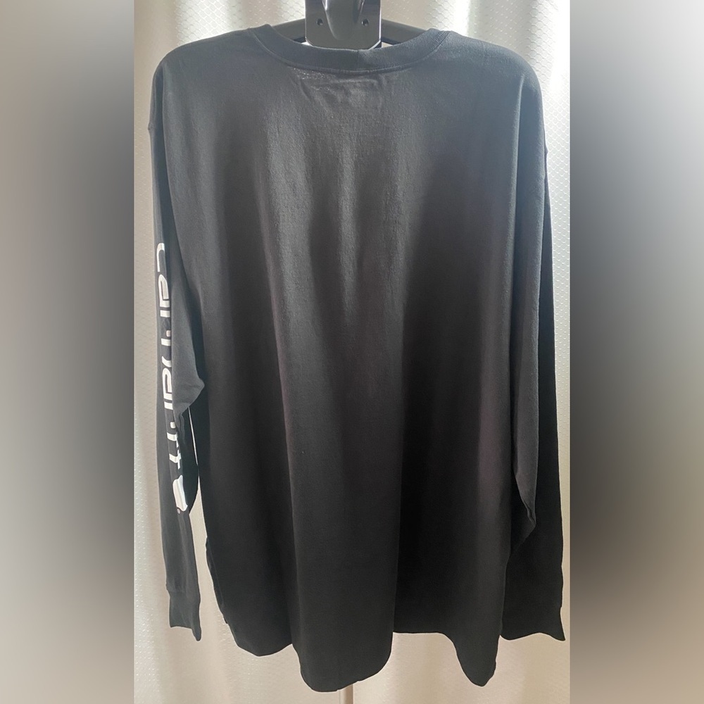 Carhartt Black Long Sleeve Shirt, Size XL​ - Picture 2 of 7